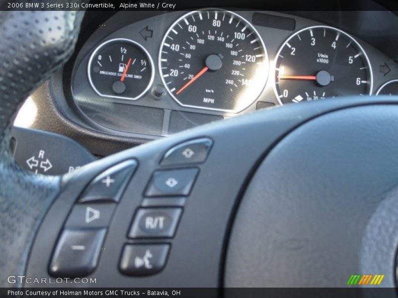 Alpine White / Grey 2006 BMW 3 Series 330i Convertible