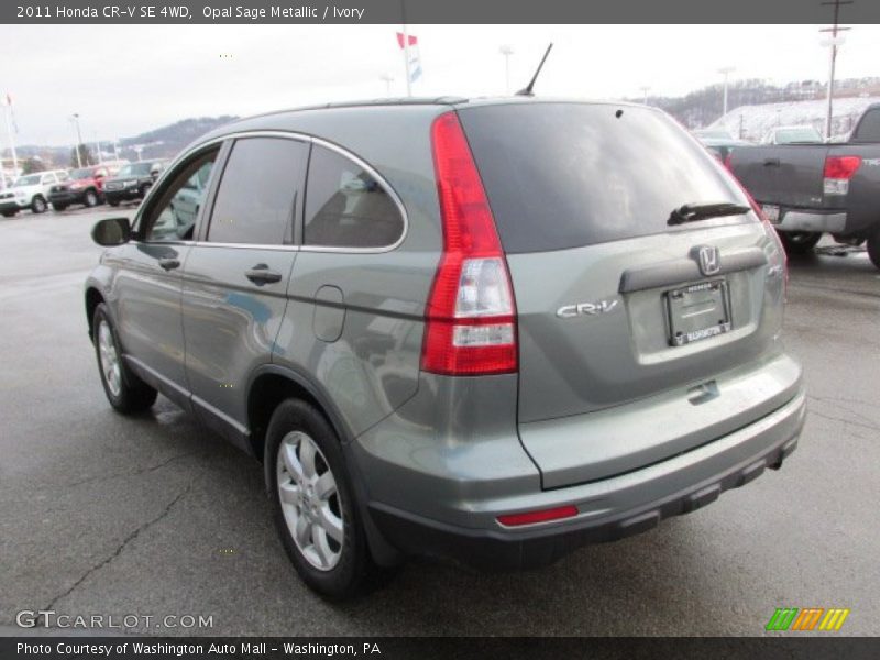 Opal Sage Metallic / Ivory 2011 Honda CR-V SE 4WD