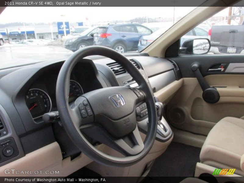 Opal Sage Metallic / Ivory 2011 Honda CR-V SE 4WD