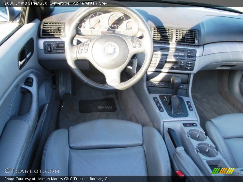 Alpine White / Grey 2006 BMW 3 Series 330i Convertible