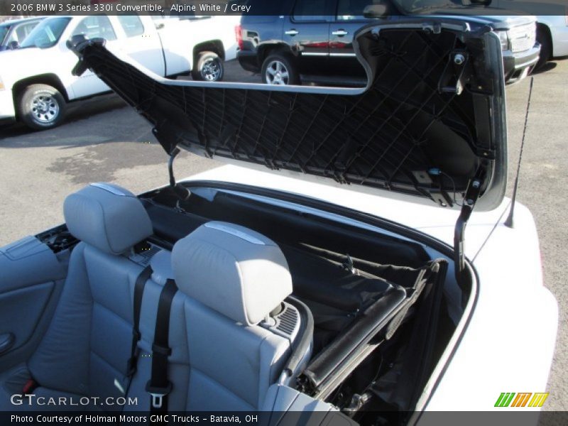 Alpine White / Grey 2006 BMW 3 Series 330i Convertible