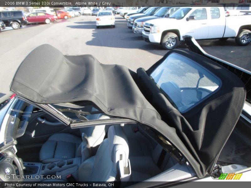 Alpine White / Grey 2006 BMW 3 Series 330i Convertible