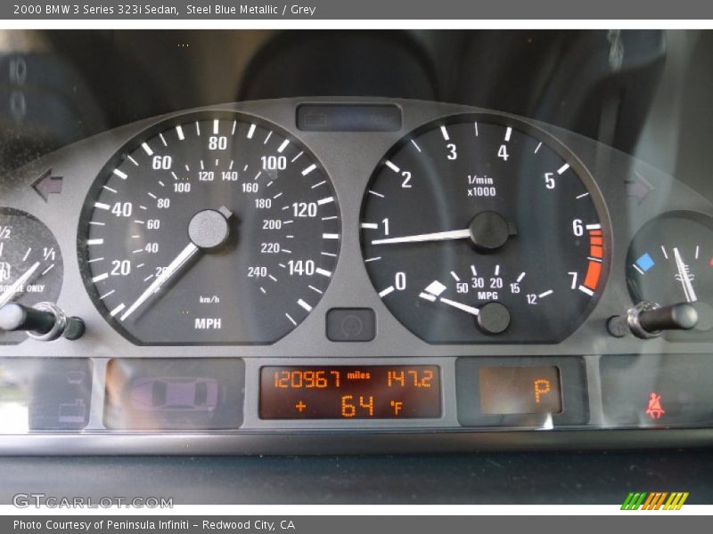  2000 3 Series 323i Sedan 323i Sedan Gauges
