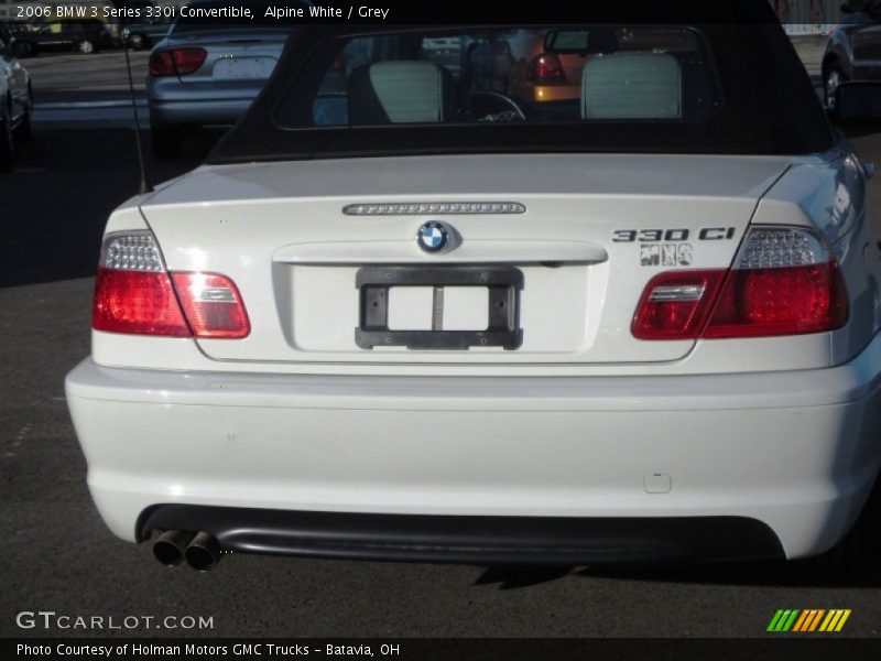 Alpine White / Grey 2006 BMW 3 Series 330i Convertible
