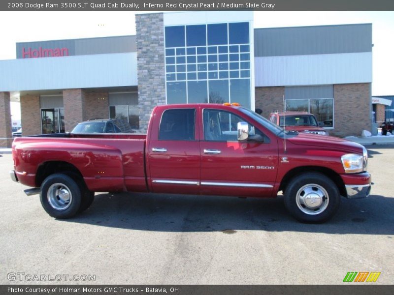 Inferno Red Crystal Pearl / Medium Slate Gray 2006 Dodge Ram 3500 SLT Quad Cab Dually