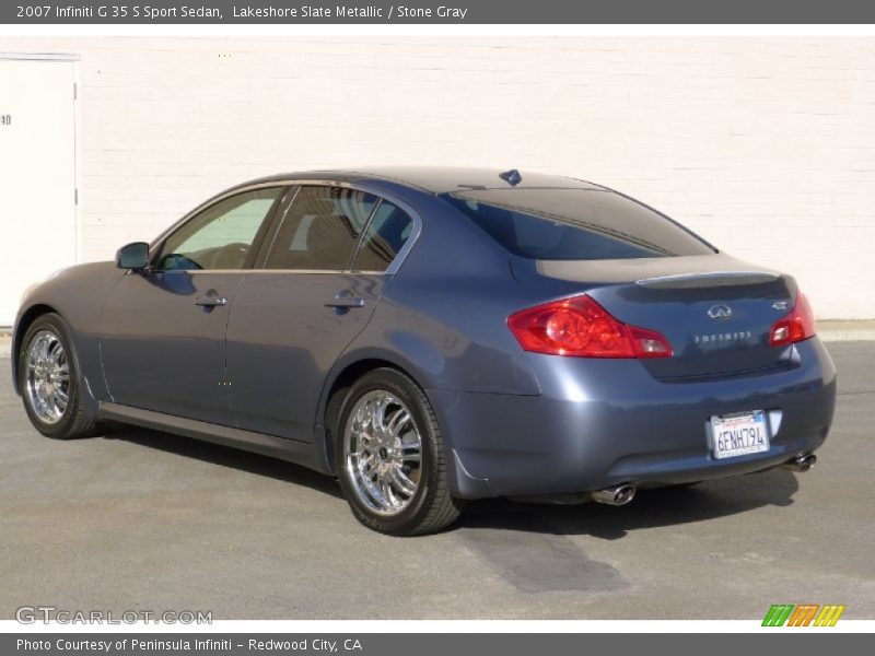 Lakeshore Slate Metallic / Stone Gray 2007 Infiniti G 35 S Sport Sedan