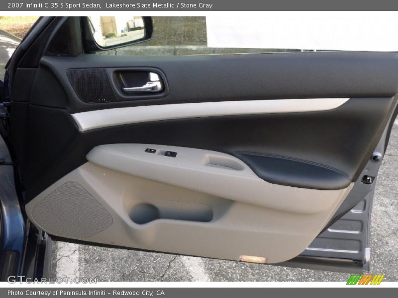Lakeshore Slate Metallic / Stone Gray 2007 Infiniti G 35 S Sport Sedan