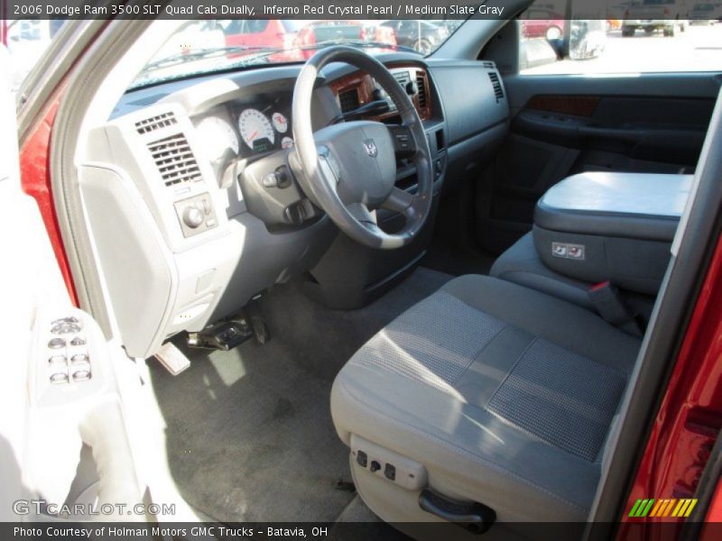 Inferno Red Crystal Pearl / Medium Slate Gray 2006 Dodge Ram 3500 SLT Quad Cab Dually