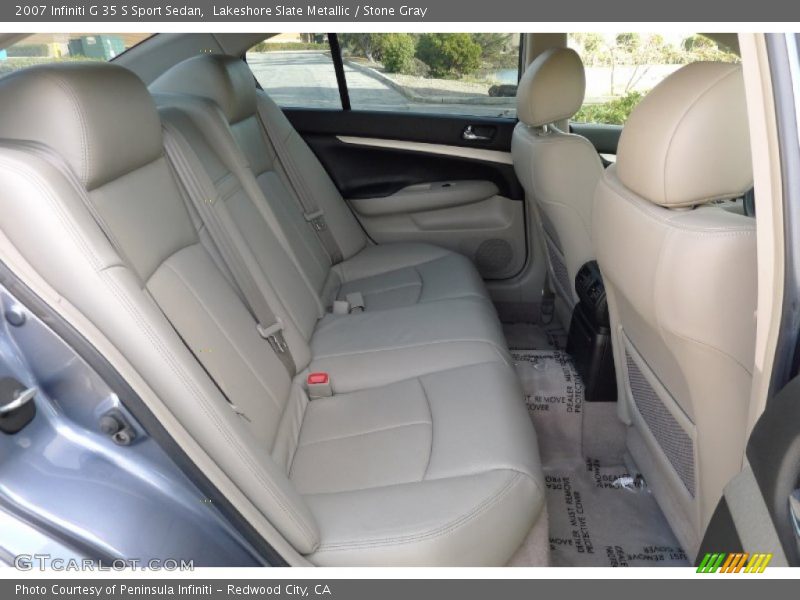 Lakeshore Slate Metallic / Stone Gray 2007 Infiniti G 35 S Sport Sedan