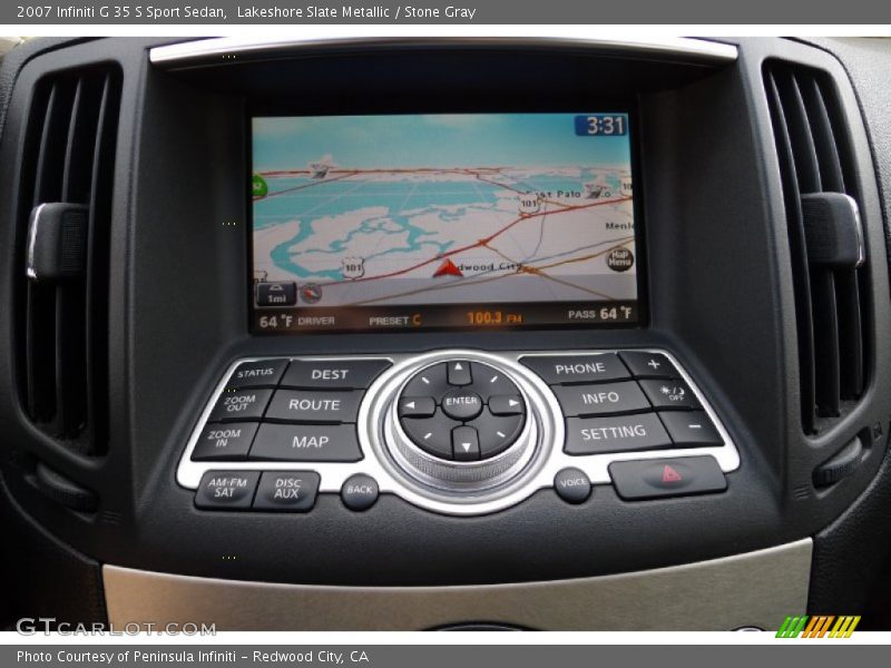 Lakeshore Slate Metallic / Stone Gray 2007 Infiniti G 35 S Sport Sedan