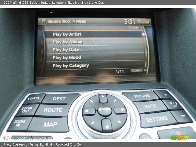 Lakeshore Slate Metallic / Stone Gray 2007 Infiniti G 35 S Sport Sedan