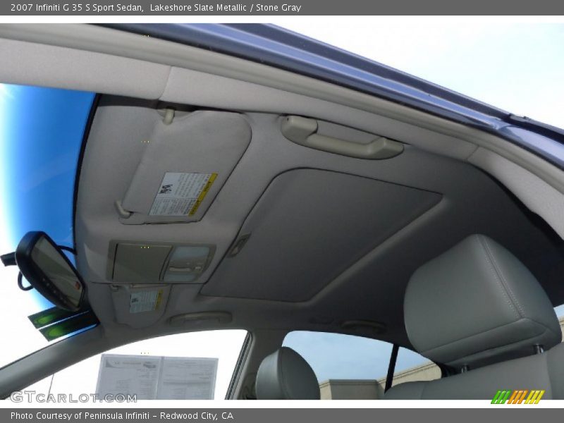 Lakeshore Slate Metallic / Stone Gray 2007 Infiniti G 35 S Sport Sedan