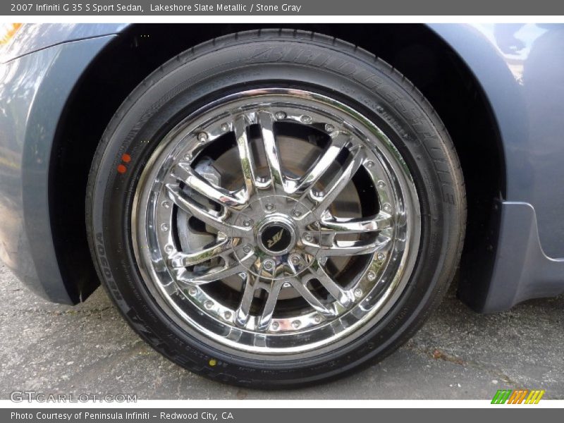 Lakeshore Slate Metallic / Stone Gray 2007 Infiniti G 35 S Sport Sedan