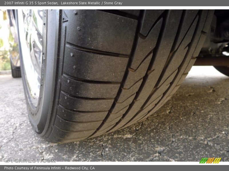 Lakeshore Slate Metallic / Stone Gray 2007 Infiniti G 35 S Sport Sedan