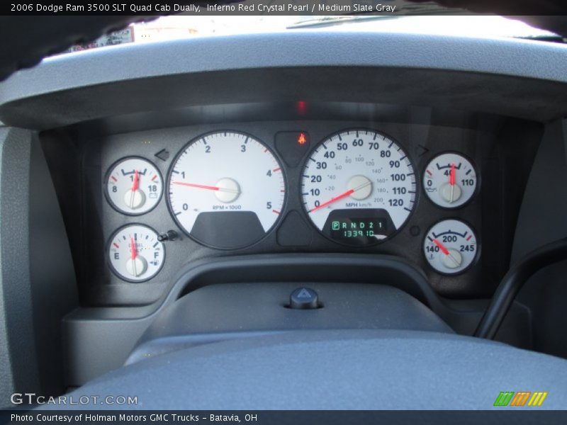 Inferno Red Crystal Pearl / Medium Slate Gray 2006 Dodge Ram 3500 SLT Quad Cab Dually