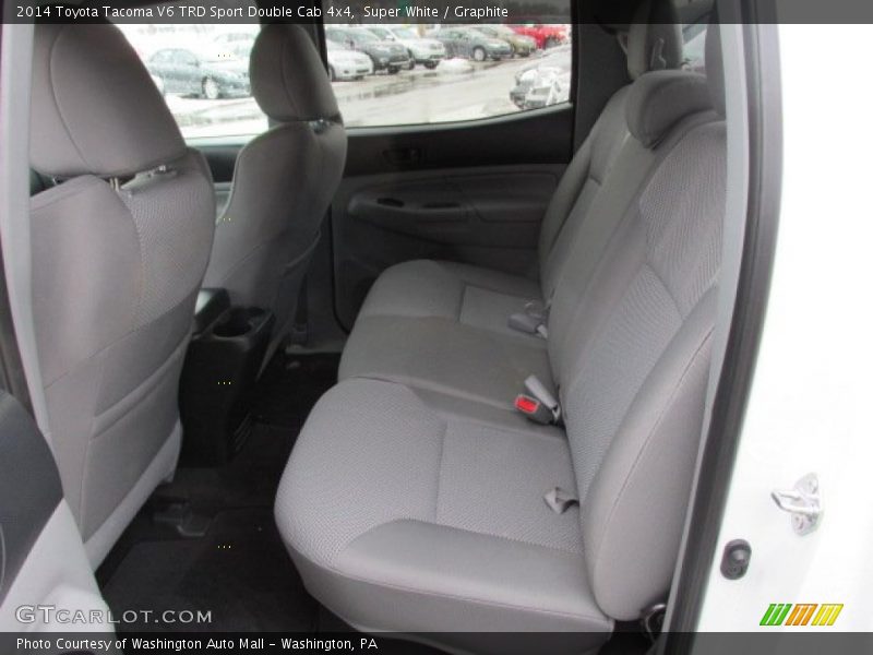 Super White / Graphite 2014 Toyota Tacoma V6 TRD Sport Double Cab 4x4