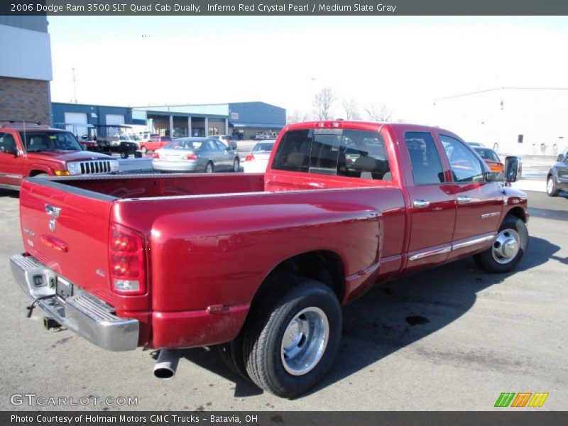 Inferno Red Crystal Pearl / Medium Slate Gray 2006 Dodge Ram 3500 SLT Quad Cab Dually