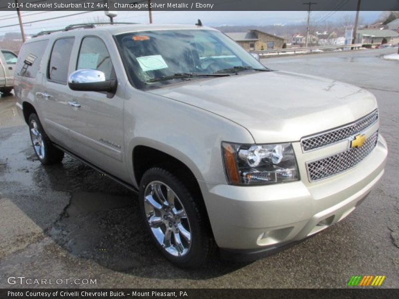 Front 3/4 View of 2014 Suburban LTZ 4x4