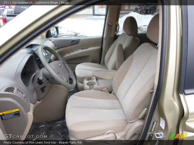 Cashmere Beige / Beige 2011 Kia Sedona LX