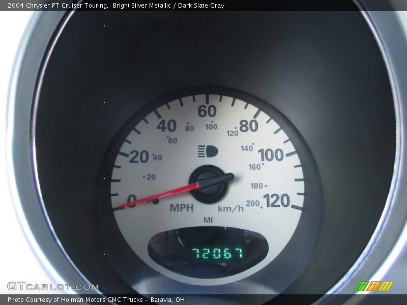 Bright Silver Metallic / Dark Slate Gray 2004 Chrysler PT Cruiser Touring