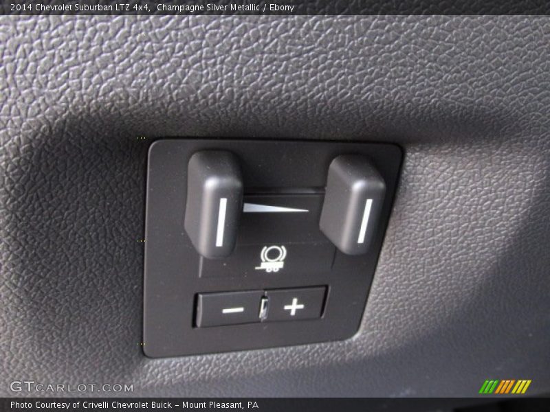 Champagne Silver Metallic / Ebony 2014 Chevrolet Suburban LTZ 4x4
