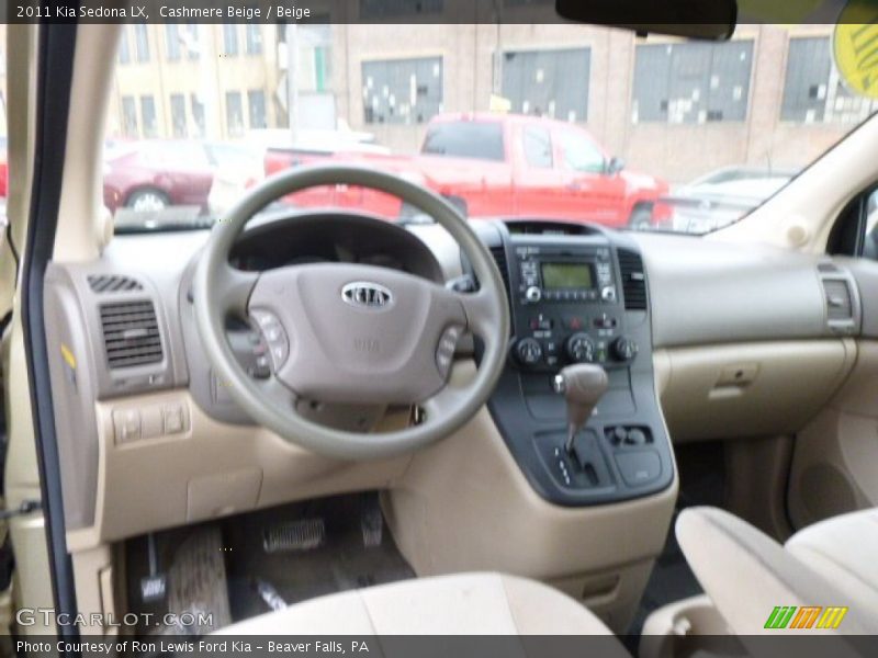 Cashmere Beige / Beige 2011 Kia Sedona LX