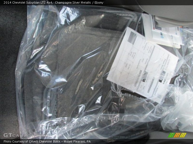 Champagne Silver Metallic / Ebony 2014 Chevrolet Suburban LTZ 4x4