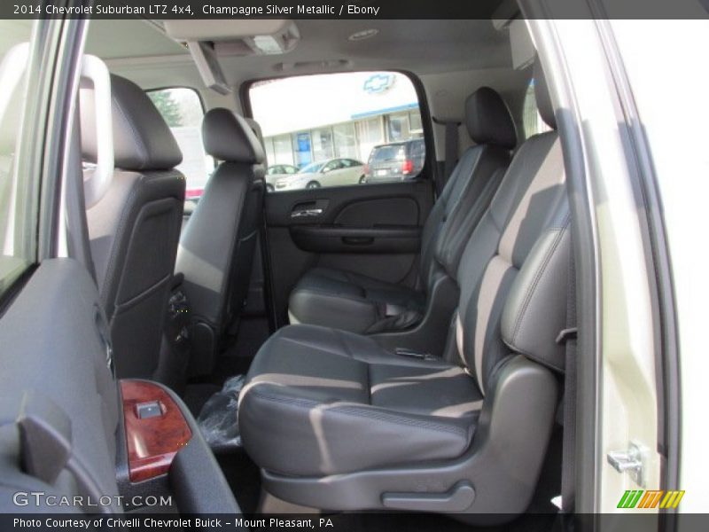 Champagne Silver Metallic / Ebony 2014 Chevrolet Suburban LTZ 4x4