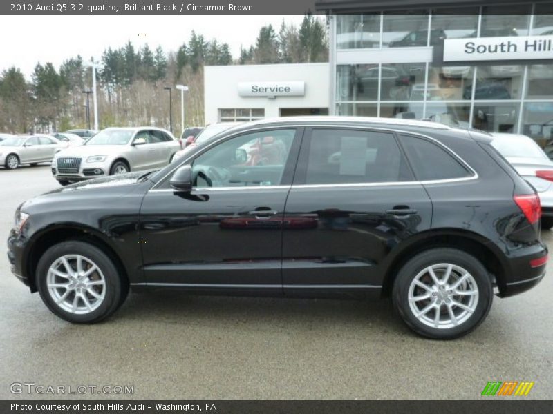 Brilliant Black / Cinnamon Brown 2010 Audi Q5 3.2 quattro