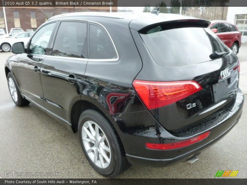 Brilliant Black / Cinnamon Brown 2010 Audi Q5 3.2 quattro