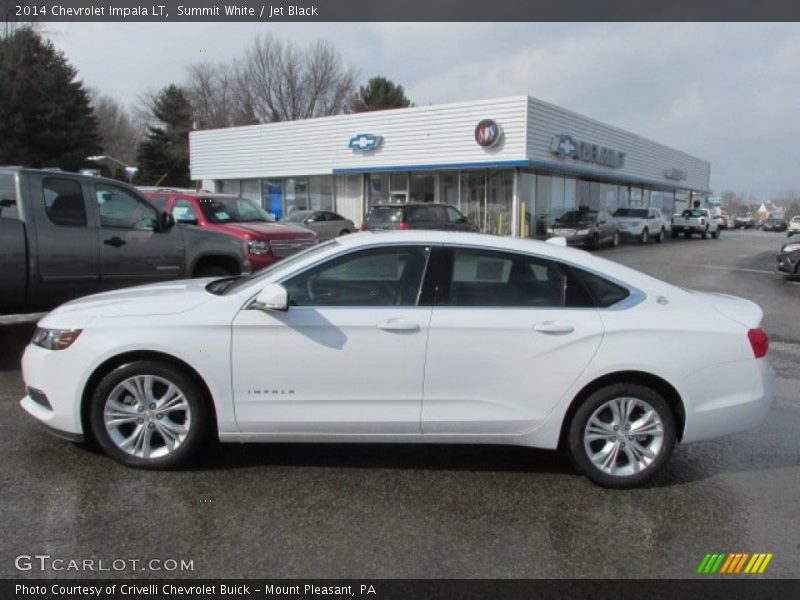 Summit White / Jet Black 2014 Chevrolet Impala LT