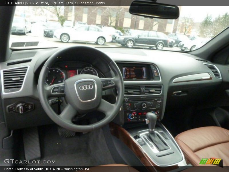 Brilliant Black / Cinnamon Brown 2010 Audi Q5 3.2 quattro