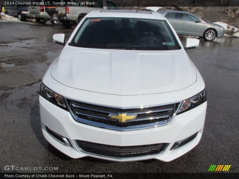 Summit White / Jet Black 2014 Chevrolet Impala LT