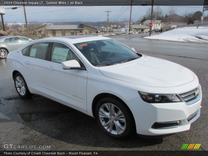 Summit White / Jet Black 2014 Chevrolet Impala LT