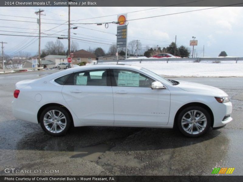 Summit White / Jet Black 2014 Chevrolet Impala LT
