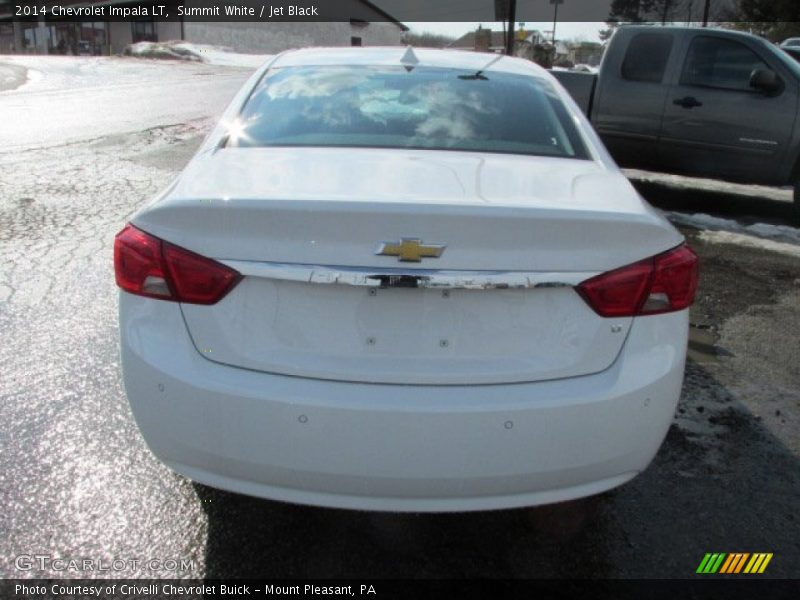 Summit White / Jet Black 2014 Chevrolet Impala LT
