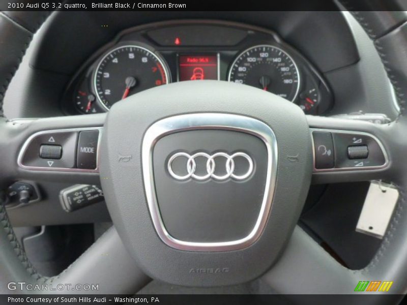 Brilliant Black / Cinnamon Brown 2010 Audi Q5 3.2 quattro