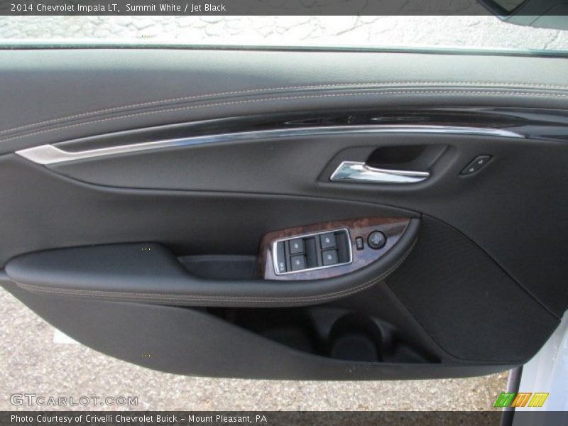 Summit White / Jet Black 2014 Chevrolet Impala LT