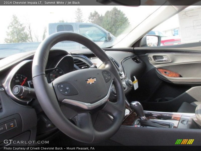 Summit White / Jet Black 2014 Chevrolet Impala LT