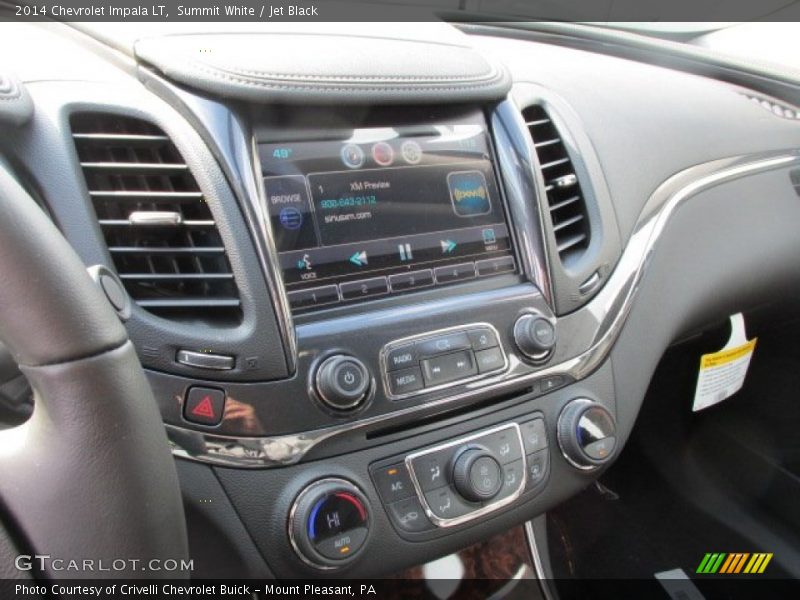 Summit White / Jet Black 2014 Chevrolet Impala LT