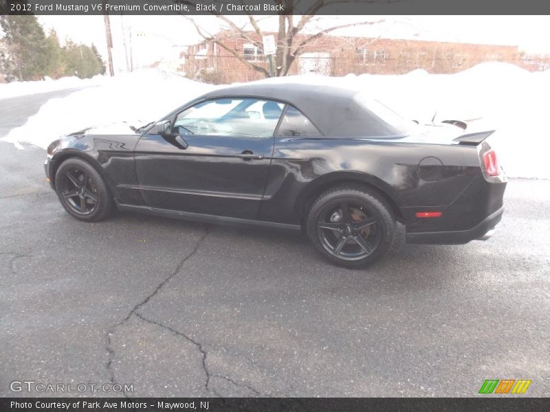 Black / Charcoal Black 2012 Ford Mustang V6 Premium Convertible
