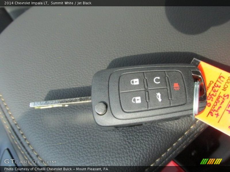 Summit White / Jet Black 2014 Chevrolet Impala LT