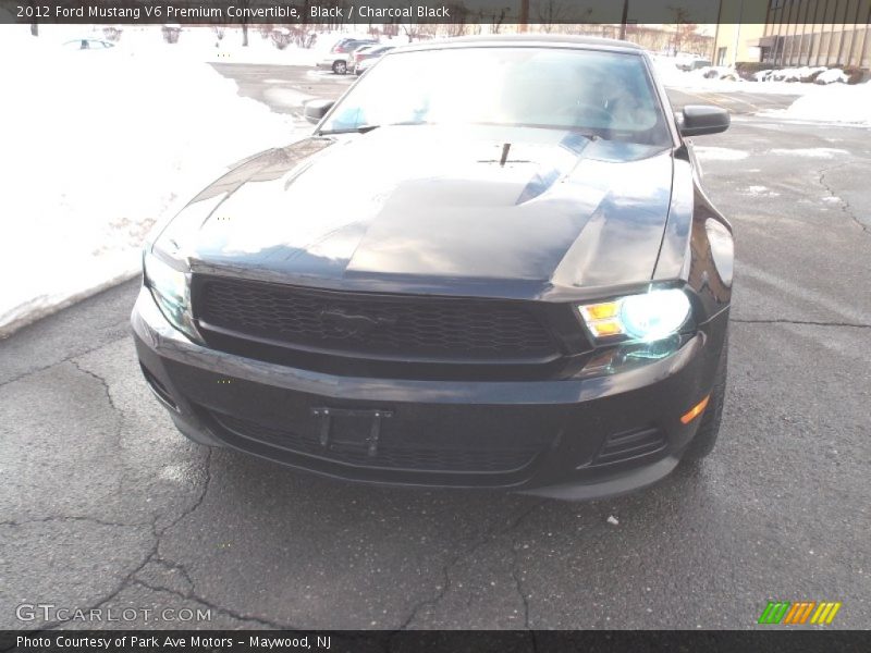 Black / Charcoal Black 2012 Ford Mustang V6 Premium Convertible