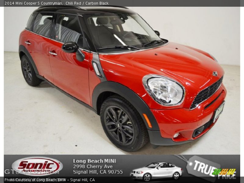 Chili Red / Carbon Black 2014 Mini Cooper S Countryman