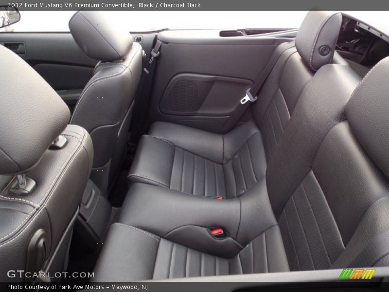 Black / Charcoal Black 2012 Ford Mustang V6 Premium Convertible