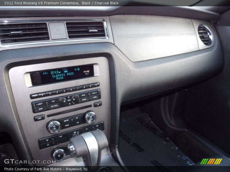 Black / Charcoal Black 2012 Ford Mustang V6 Premium Convertible