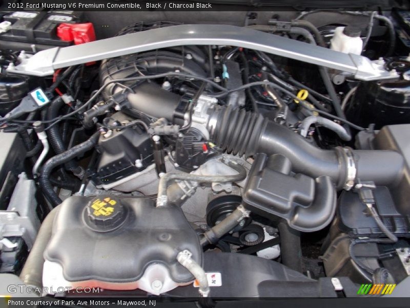 Black / Charcoal Black 2012 Ford Mustang V6 Premium Convertible