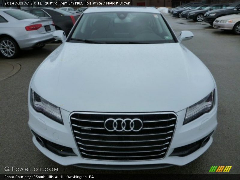 Ibis White / Nougat Brown 2014 Audi A7 3.0 TDI quattro Premium Plus