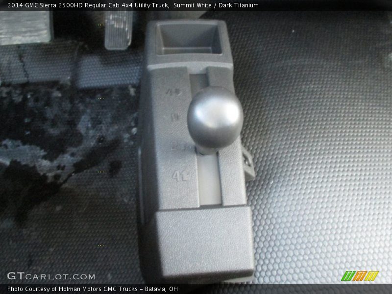 Summit White / Dark Titanium 2014 GMC Sierra 2500HD Regular Cab 4x4 Utility Truck