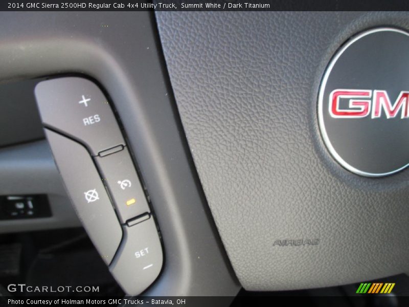 Summit White / Dark Titanium 2014 GMC Sierra 2500HD Regular Cab 4x4 Utility Truck